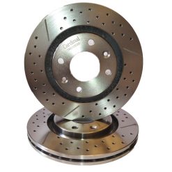 دیسک جلو پژو 405 شیار و سوراخ دار کاردینال